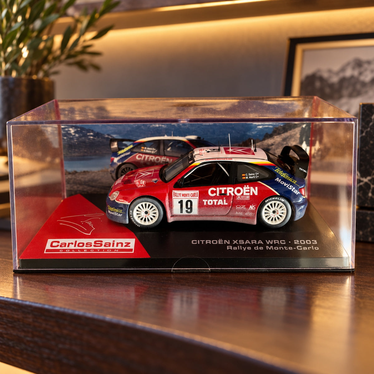 Machetă Citroen Xsara WRC Rally Monte Carlo 2003 Carlos Sainz 1/43 – fotografie ilustrativă (AI)