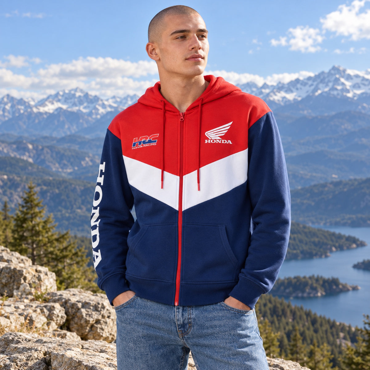 Hanorac casual HRC Honda – fotografie ilustrativă (AI)