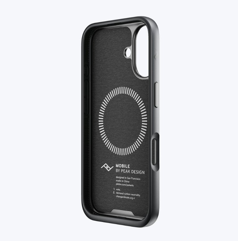 Peak Design Everyday Case - iPhone 16 Standard - Charcoal