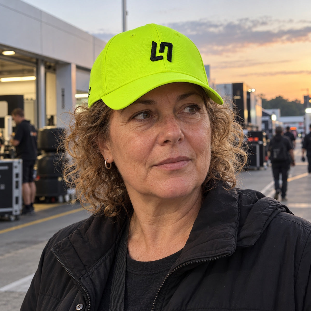 Lando Norris LN4 GRANDSTAND Cap – Neon Yellow – ilustrační foto 2 (AI)
