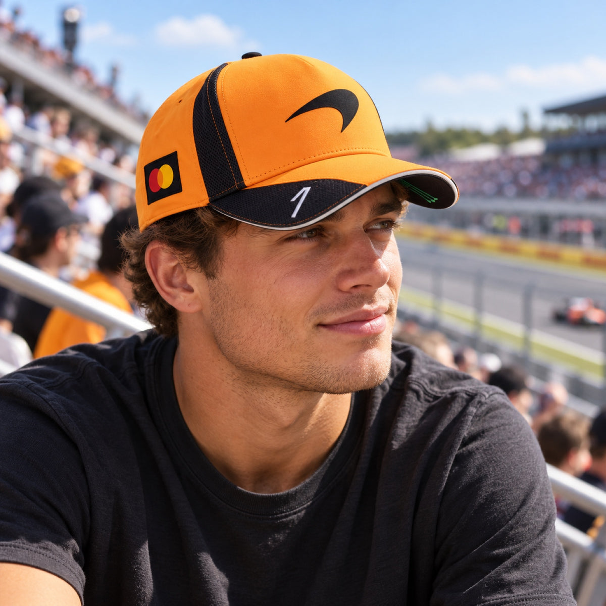 Lando Norris #1 McLaren F1 x Puma Cap – Team Edition – illustrative photo (AI)