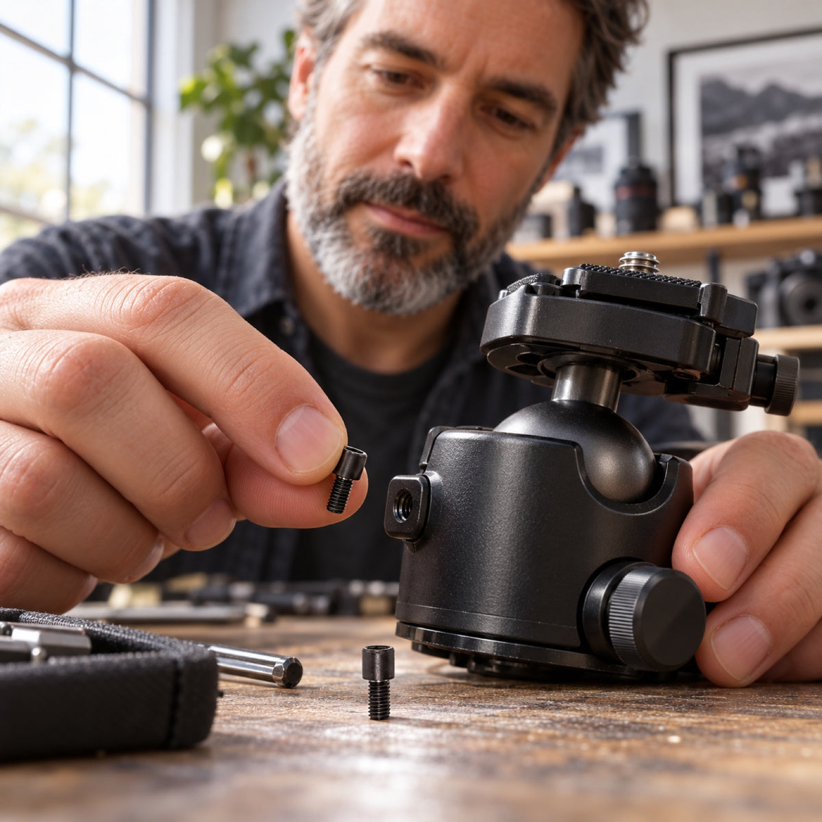 Peak Design Ball Head 2.5 mm Screw Set – illustrative photo (AI)