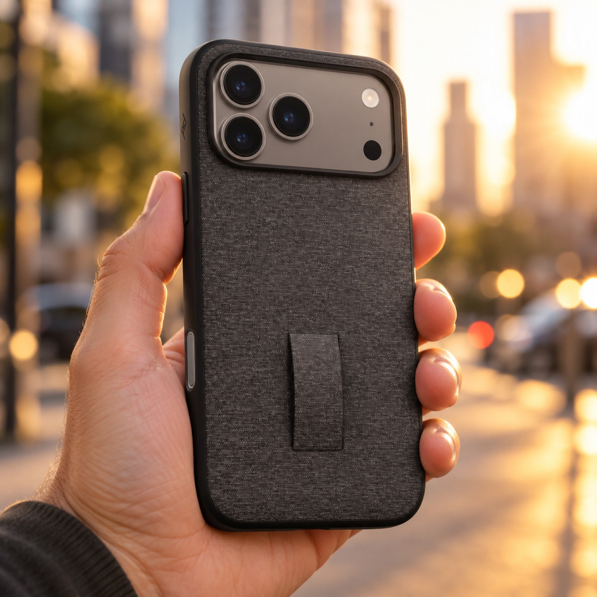 Peak Design Loop Case Non-Slimlink iPhone 18 Pro Max – Charcoal – fotografie ilustrativă (AI)