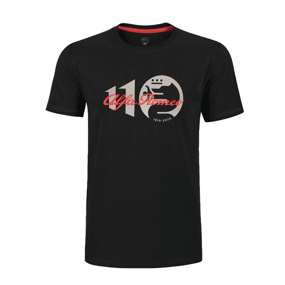 Alfa Romeo CLASSY BLACK T-shirt, black