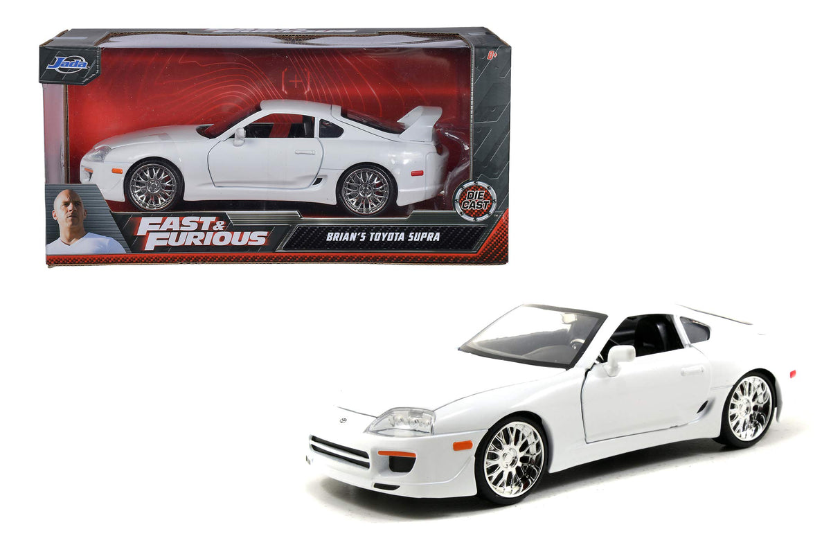 Machetă Furios și iute Toyota Supra 1995 1:24 albă