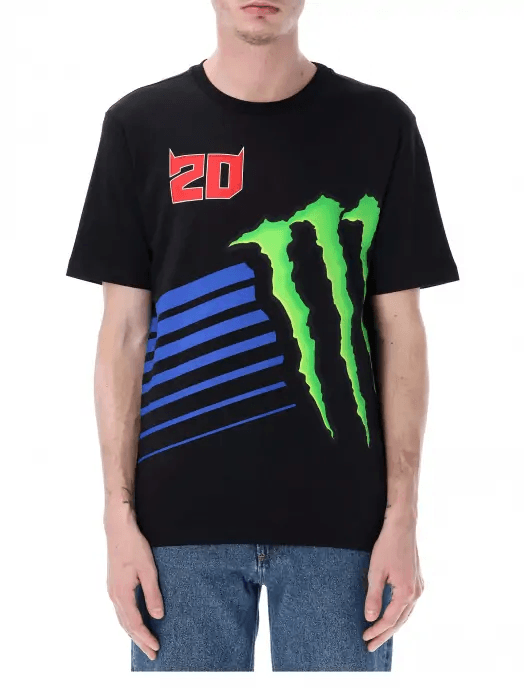 Tricou Fabio Quartararo Monster Energy Logo negru