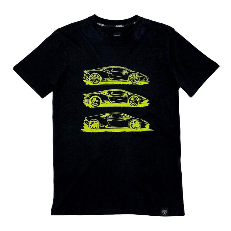 Tricou Lamborghini cu motiv Lambo, negru