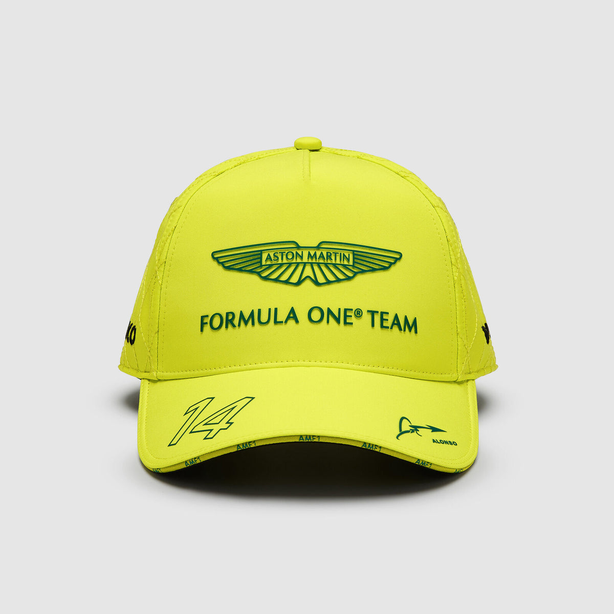 Șapcă de echipă Aston Martin F1 Team Fernando Alonso – lime