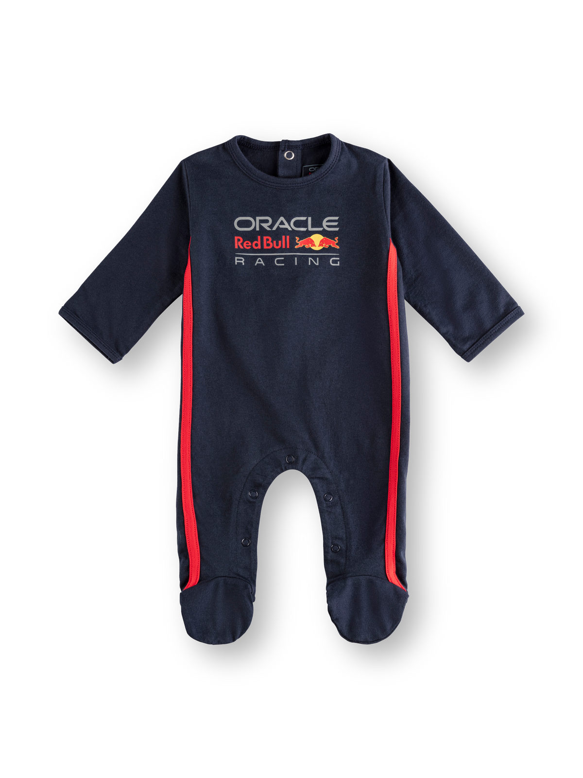 Oracle Red Bull Racing newborn pyjamas, navy blue