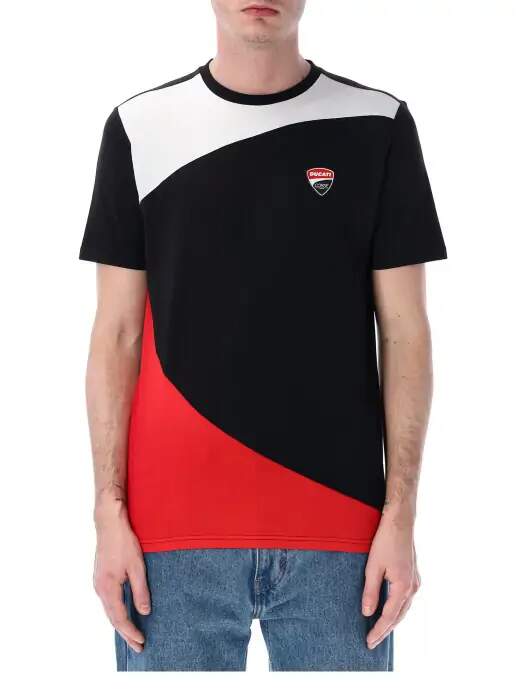 Tricou casual Ducati Corse negru cu logo