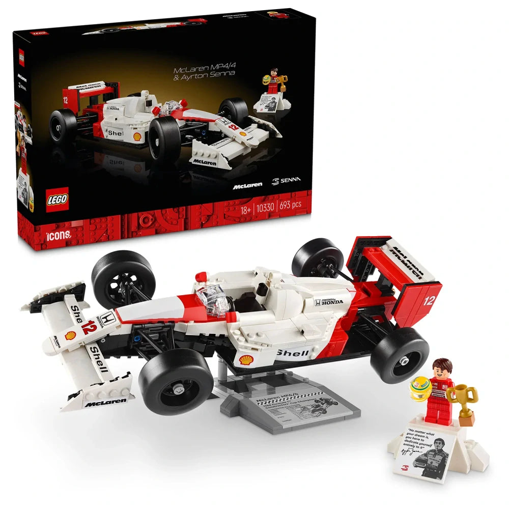Set de construcție LEGO Icons 10330 McLaren MP4/4 & Ayrton Senna
