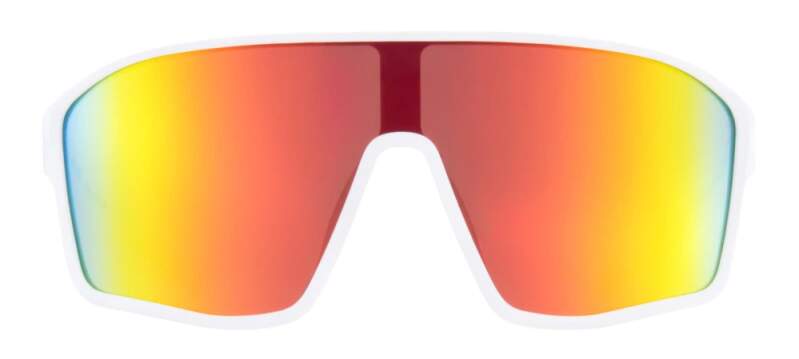 Ochelari de soare Red Bull Spect DAFT albi cu lentilă roșu-portocalie