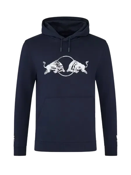Hanorac Oracle Red Bull Racing cu motiv taur – bleumarin