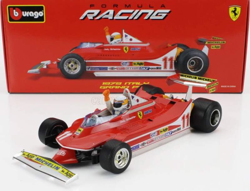 Machetă Ferrari F1 312T4 1979 Monza GP J. Scheckter