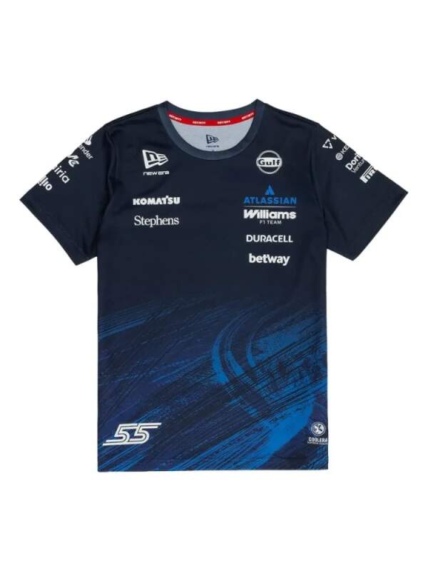 Tricou de damă Williams F1 Team #55 Carlos Sainz - ediție de echipă