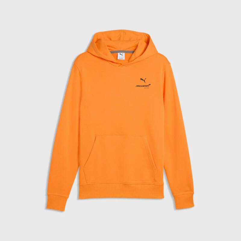 Hanorac cu glugă McLaren F1 portocaliu cu logo Puma - ediție casual
