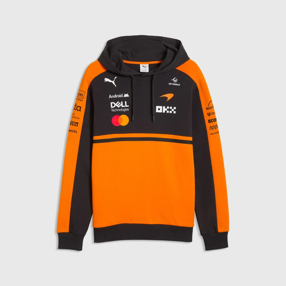 Hanorac de echipă McLaren F1 x Puma cu logo-urile sponsorilor – ediție de echipă