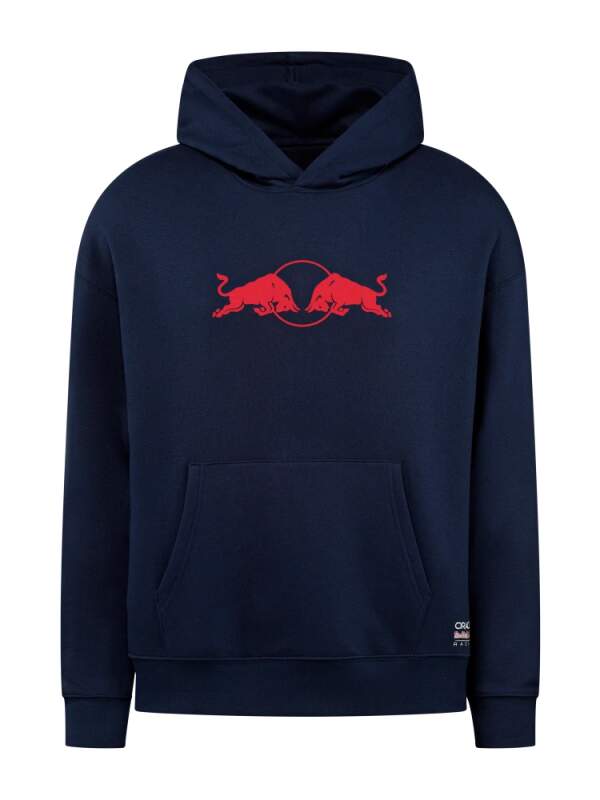 Hanorac cu glugă Oracle Red Bull Racing ediția SPARK bleumarin cu logo