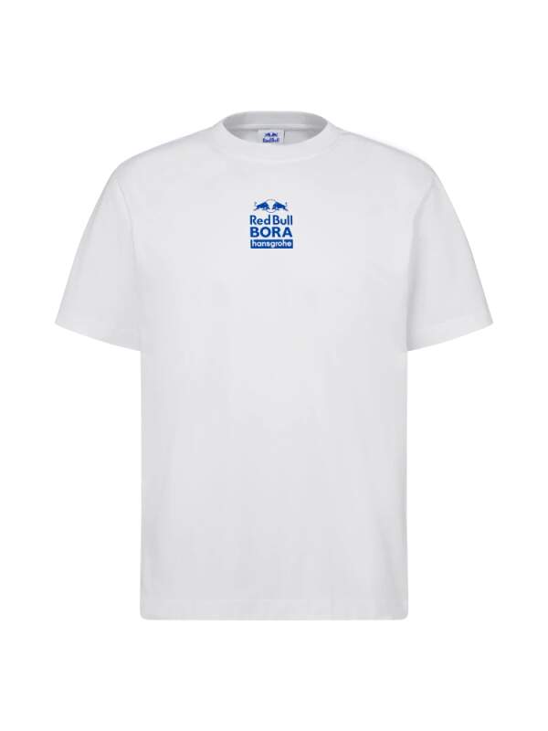 Red Bull Bora Hansgrohe casual T-shirt, white - ICONS edition