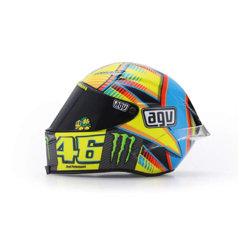 Machetă cască MotoGP Valentino Rossi sezonul 2014