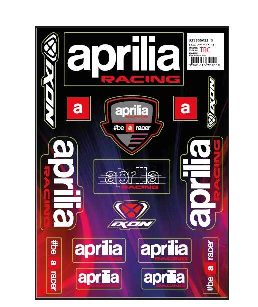 Set mare de autocolante Aprilia Racing MotoGP - ediție de echipă