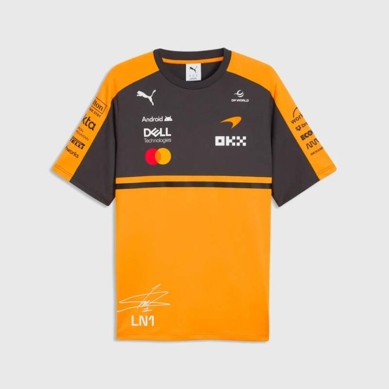 Tricou Lando Norris #1 McLaren F1 x Puma - ediție de echipă