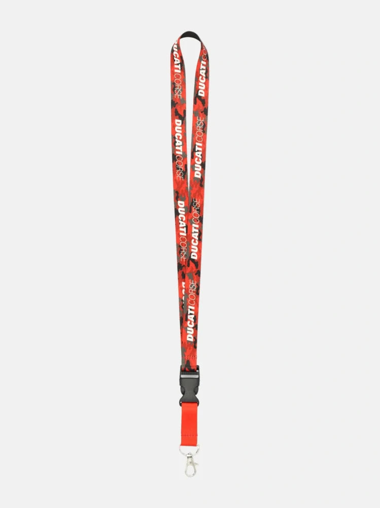 Ducati Corse Lanyard Keyring – CAMO
