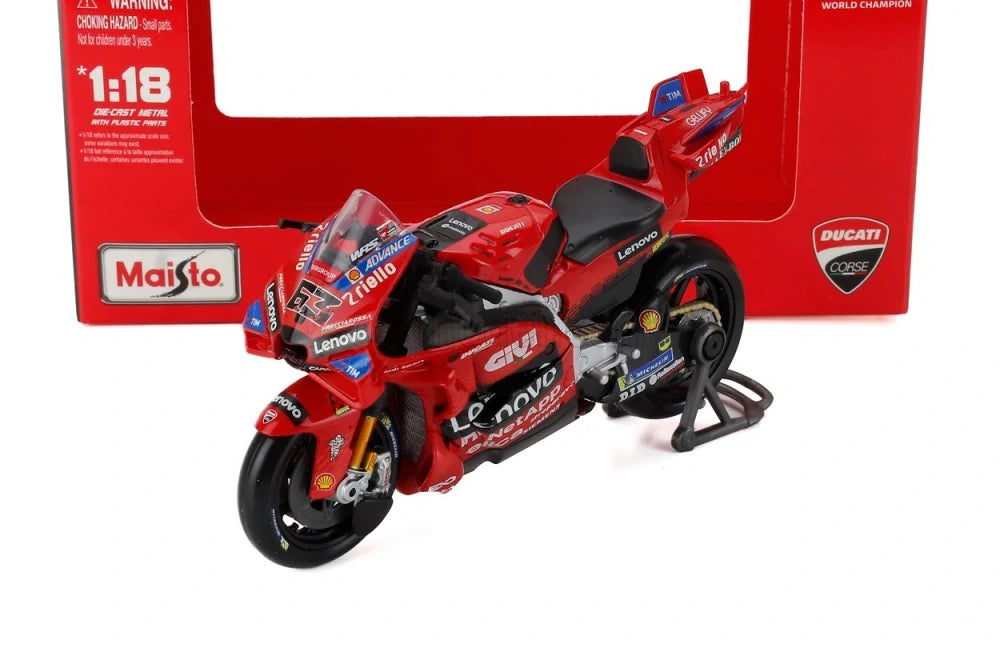 Machetă Maisto Ducati MotoGP GP25 1:18 – Francesco Bagnaia #63