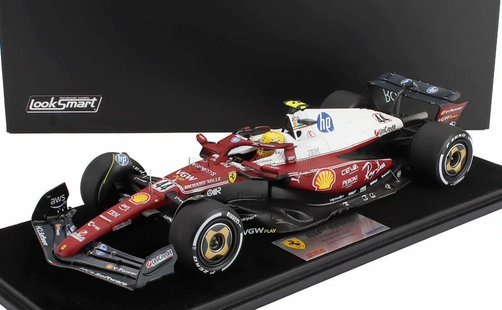 LookSmart Scuderia Ferrari SF-25 L. Hamilton Model 1:18 – Monza GP 2025