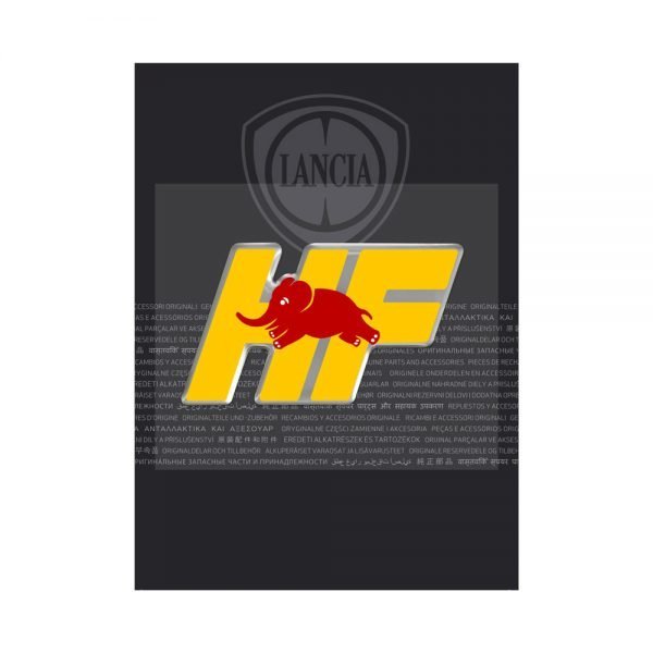 Autocolant 3D Lancia HF LOGO