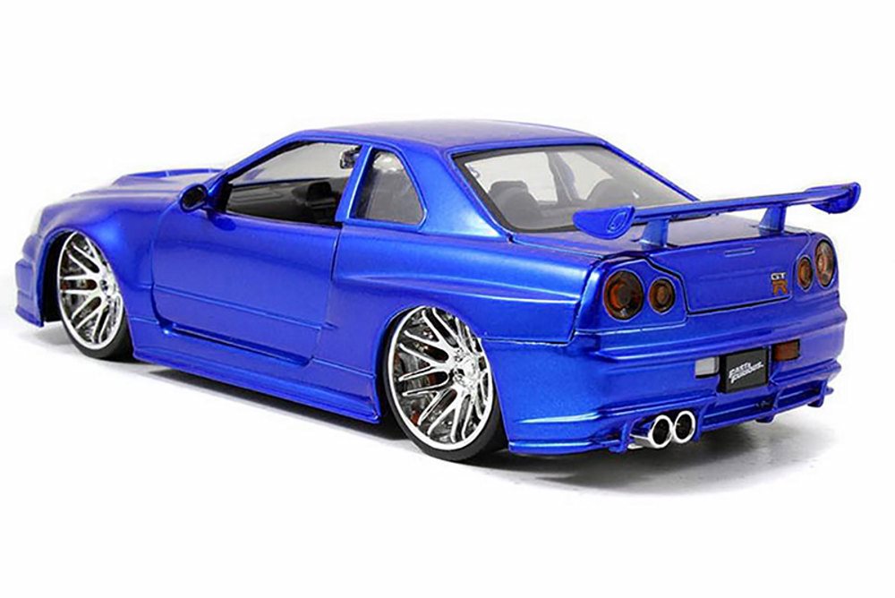 Machetă Fast & Furious Nissan Skyline GT-R34 – Brian's