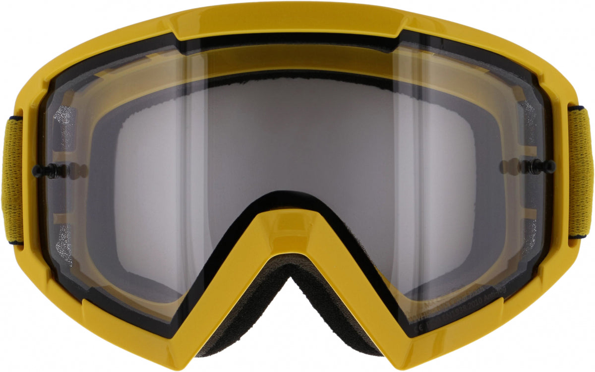 Red Bull Spect WHIP motocross goggles yellow with clear lens