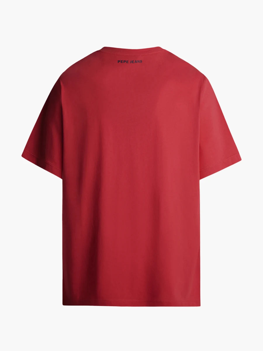 Tricou Pepe Jeans - Red Bull Racing roșu