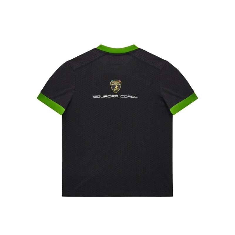 Tricou pentru copii Lamborghini Squadra Corse cu logo-urile sponsorilor - 9-12 ani