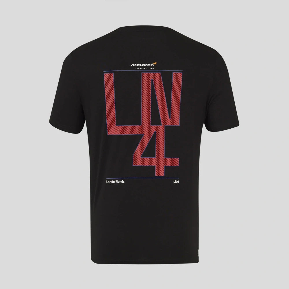 Tricou McLaren F1 Lando Norris LN4 – negru