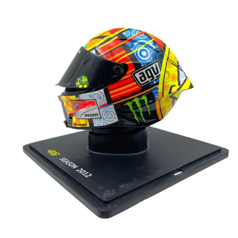 Machetă cască MotoGP Valentino Rossi Ducati 2012