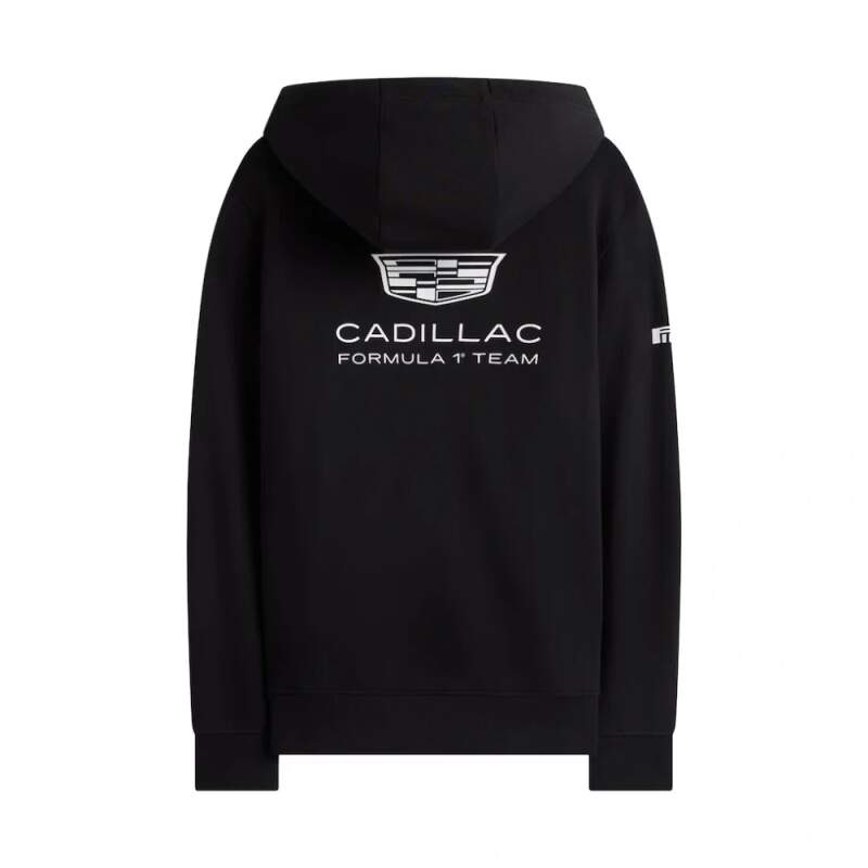 Hanorac negru cu glugă Cadillac F1 x Tommy Hilfiger - ediție de echipă