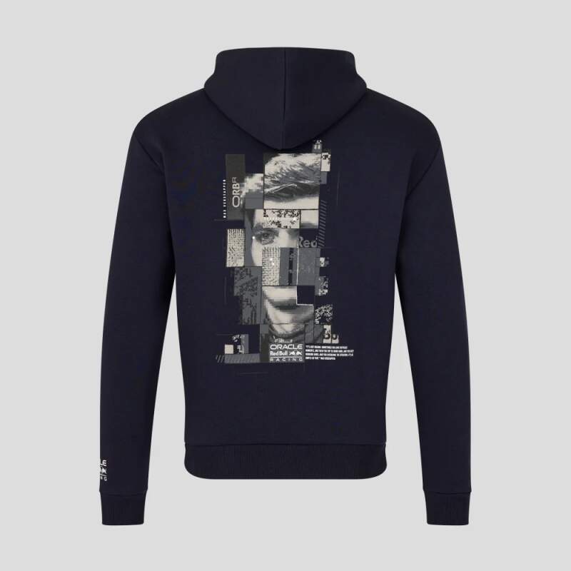 Oracle Red Bull Racing hoodie - Max Verstappen PIXEL navy