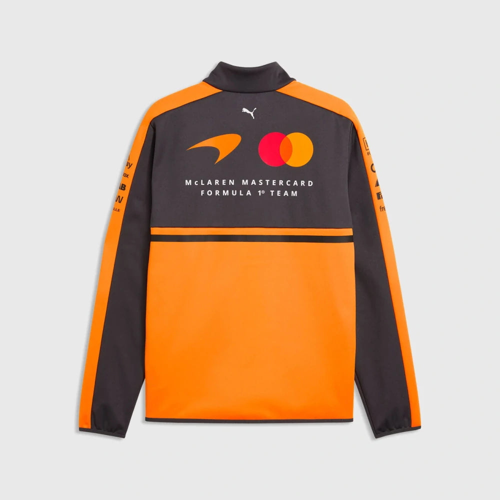 McLaren F1 Team Softshell Jacket 2026 – Orange/Grey