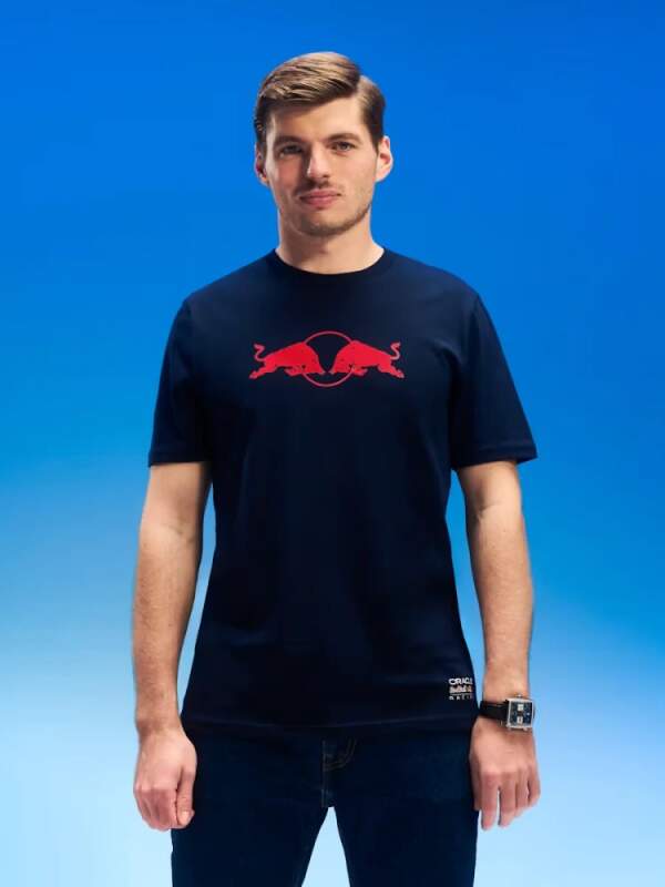 Tricou Oracle Red Bull Racing ediția SPARK bleumarin cu logo