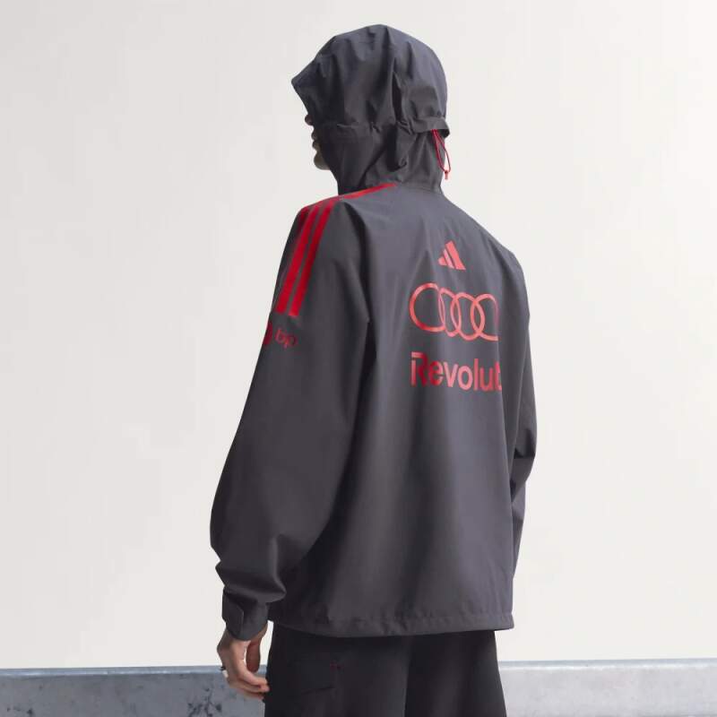 Audi Revolut F1 x Adidas grey light jacket with sponsor logos - team edition
