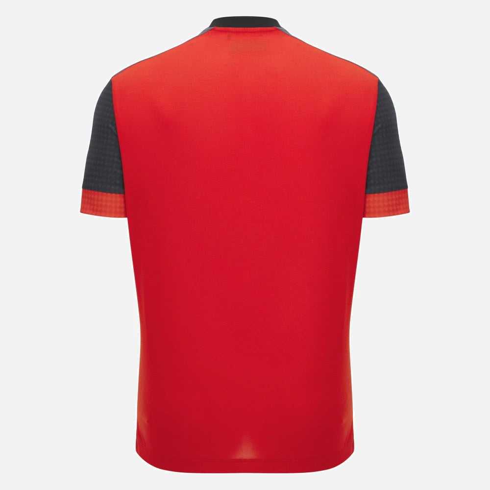 Tricou sport Ducati x Macron cu logo – roșu