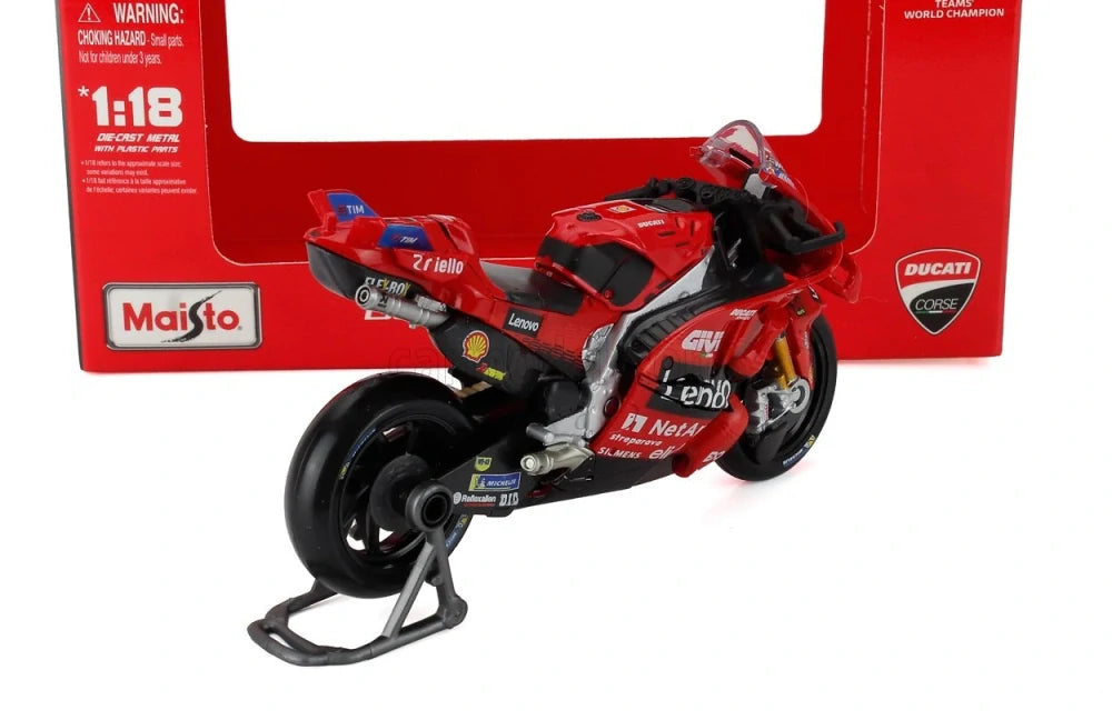 Machetă Maisto Ducati MotoGP GP25 1:18 – Francesco Bagnaia #63