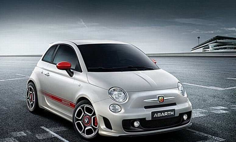 Abarth BAND keyring black with scorpion logo