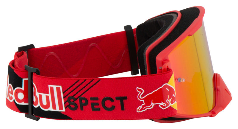 Red Bull Spect STRIVE S motocross goggles red with red lens