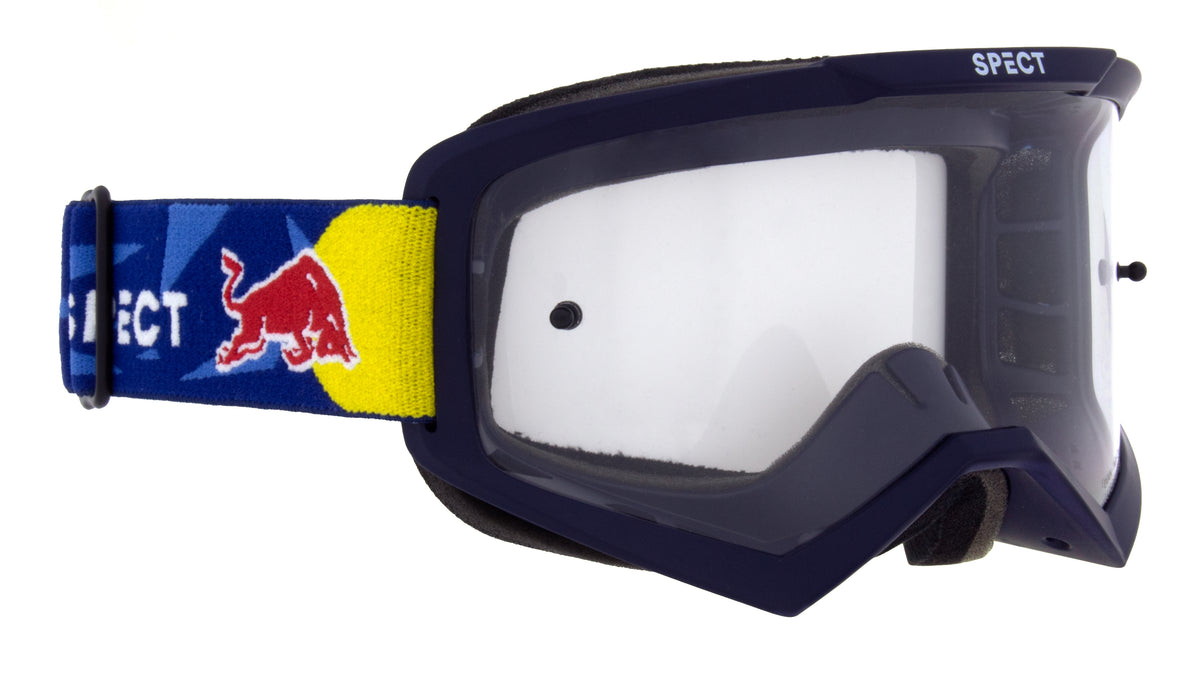 Ochelari de motocros Red Bull Spect EVAN albaștri cu lentile transparente