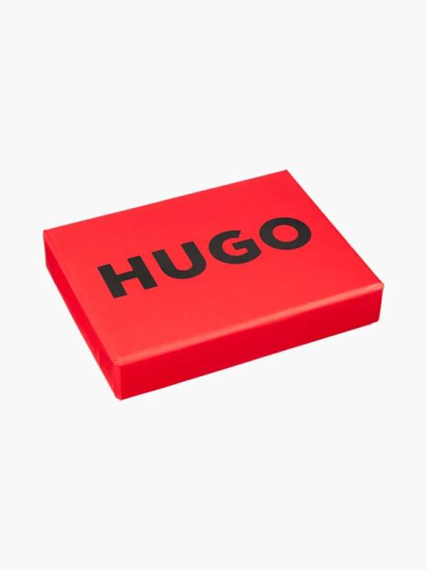 Port-card din piele HUGO – Visa Cash App RB negru