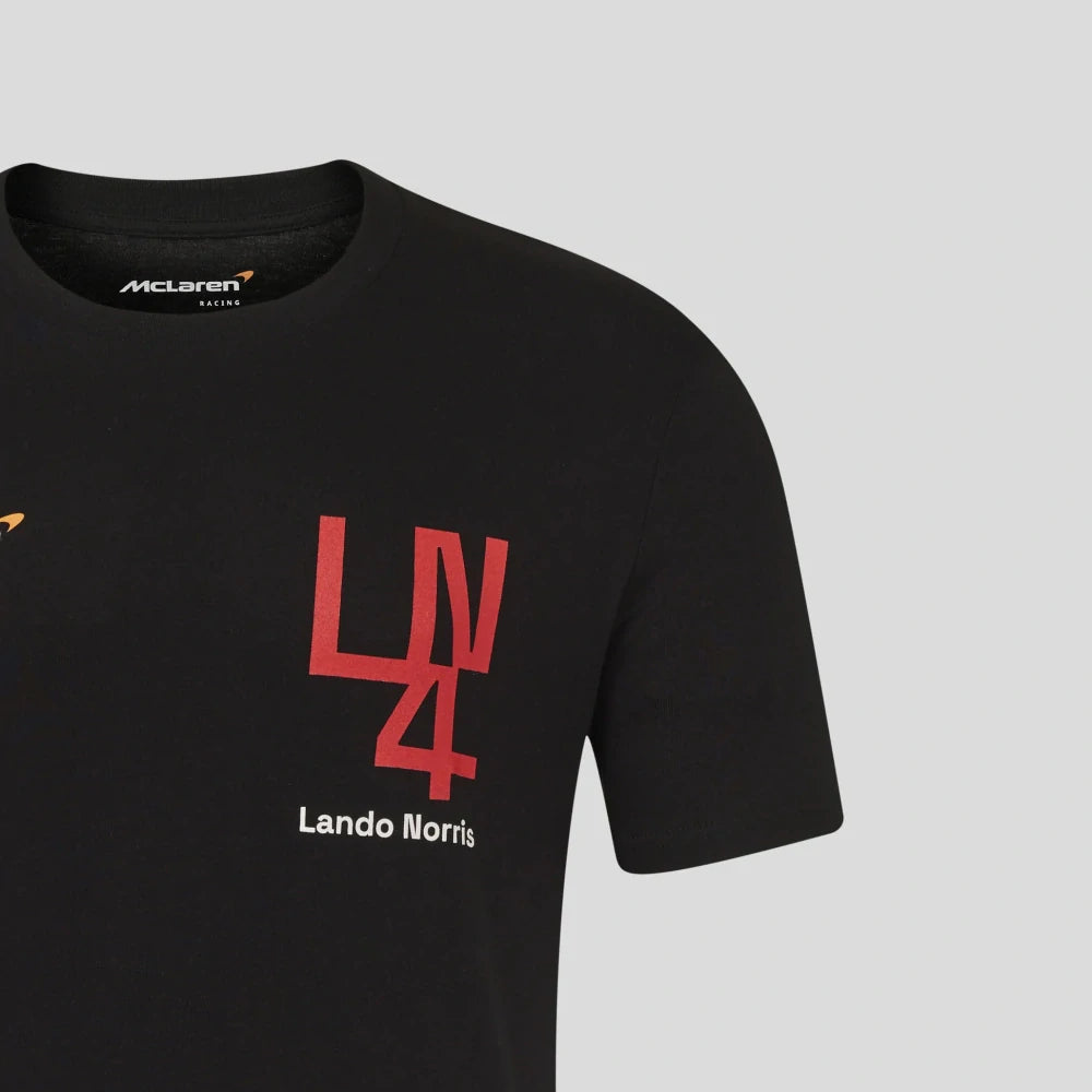 Tricou McLaren F1 Lando Norris LN4 – negru