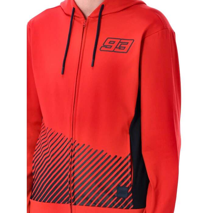 Hanorac casual cu glugă Marc Marquez STRIPES 93