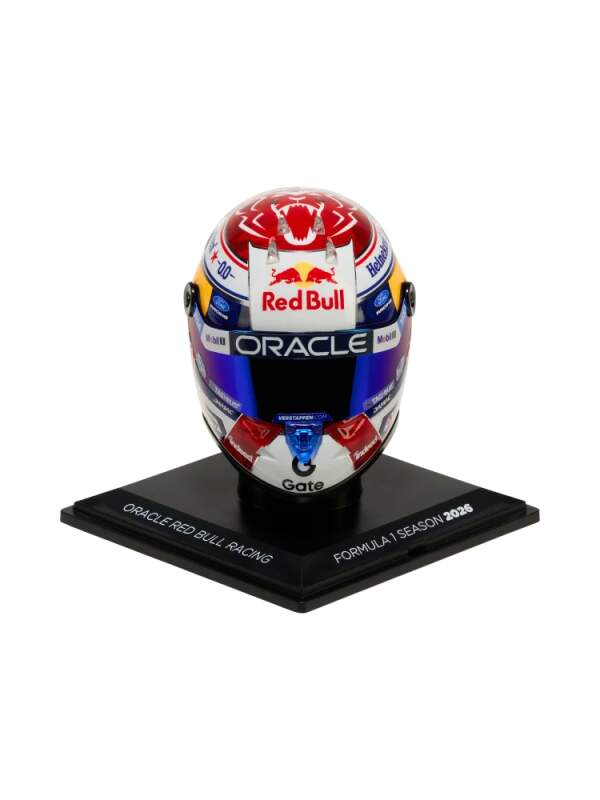 Max Verstappen 2026 1:4 Schuberth helmet model